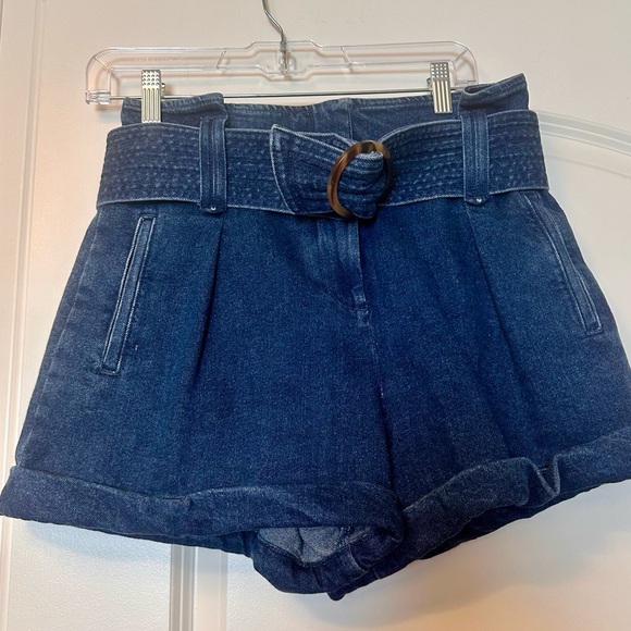 Sezane Rome Shorts Denim - Size 38 - Picture 2 of 4